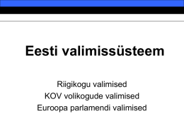 Eesti valimissüsteem