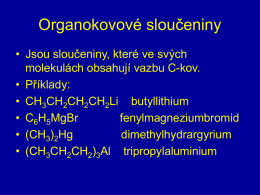 Organokovové sloučeniny