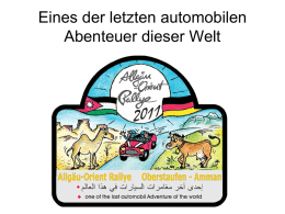 - Allgäu Orient Rallye