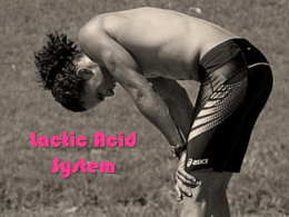 Presentation Lactic Acid System - Teachnet-UK