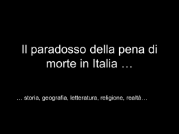 Pena di morte - Patini Liberatore