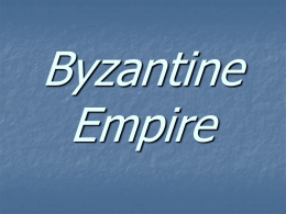 Byzantine Empire - CarpenterInternational