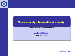Co jsou neurosteroidy?