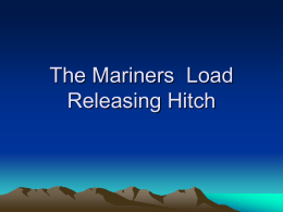 Load Releasing Hitch - Mariners