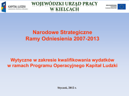 Narodowe Strategiczne Ramy Odniesienia 2007