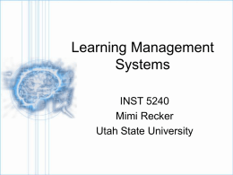 PowerPoint Lecture 4 - Utah State OpenCourseWare