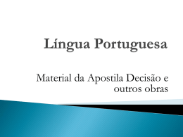 Língua Portuguesa – Concurso UFTM2