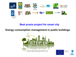 Energy consumption management in public buildings