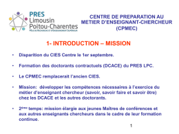 CPMEC - Université de La Rochelle