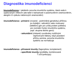 Imunodeficity