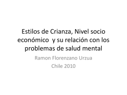 Dr. Ramón Florenzano Estilos de Crianza