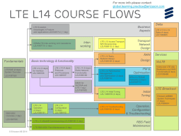 LTE course flow