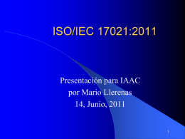 ISO/IEC 17021 Parte 2
