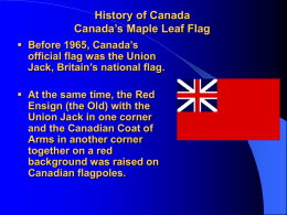 Unit 4 Lesson 6 Canada New Maple Leaf Flag