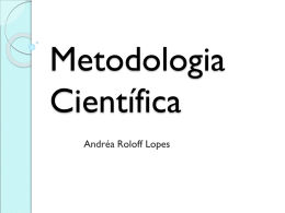 Fundamentos de metodologia científica