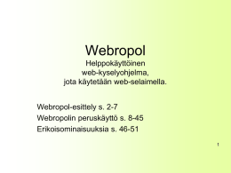 Webropol