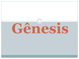 Gênesis - Aliança Bíblica Pio X