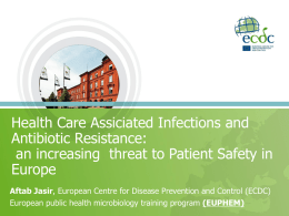 14- HCAI_Antibiotic_resistance_2011 - ECDC