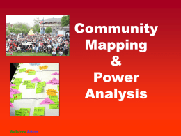 Community Mapping and Power Analysis