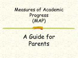 Measures of Academic Progress (MAP)