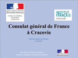 Présentation du Consulat de France