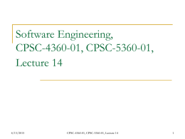 Lecture 14