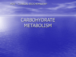 cl biochem 4-carbohydrate metabolism