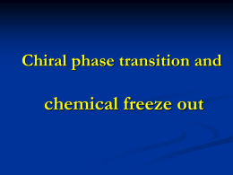 Chemical freeze-out