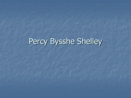Lecture 3 of book 2 Percy Bysshe Shelley