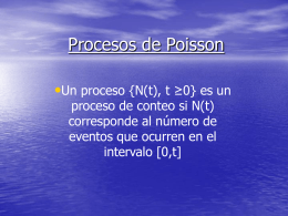 Procesos de Poisson
