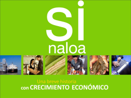 Producto Interno Bruto en Sinaloa