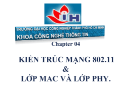 chapter04-802.11 & MAC