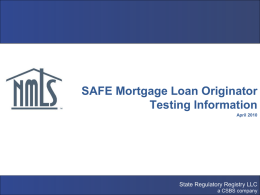 SAFE MLO Test Presentation