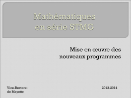 Mathématiques en série STMG