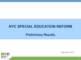 Phase 1 Schools. - Class Size Matters