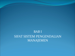 File PPT - Sistem Pengendalian Manajemen