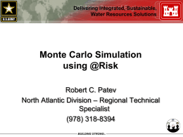 Monte Carlo Simulation using @Risk
