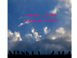 Normas legales – Cuenca del río Rimac
