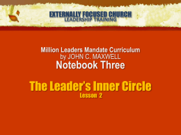 The Leader`s Inner Circle