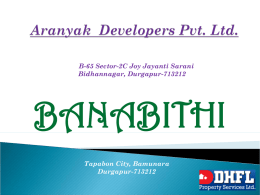 Aranyak Developers Pvt. Ltd.