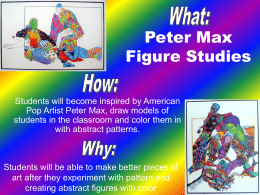 Peter Max Figure Studies