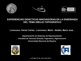 Diapositiva 1 - Facultad de Ciencias Exactas, Ingeniería y