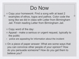 Letter From Birmingham Jail