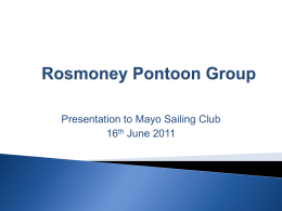 Members of Rosmoney Pontoon Group