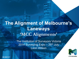 Leon Wilson, City of Melbourne