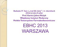 cestac2013 - Polskie Towarzystwo Farmakoekonomiczne