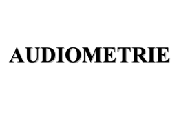 Audiométrie 2