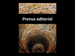 Prensa editorial - Dirección Nacional de Cultura