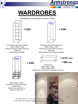 wardrobes - Armstrong`s Doors