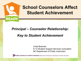 School Counselors.Making Connections